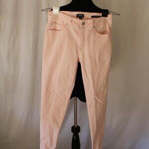 Jones NY Lexington Ankle Skinny Straight Pink Size 4 EUC